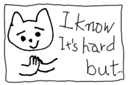 The interlude of the cat named RIN V6/EV sticker #1044967