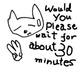 The interlude of the cat named RIN V6/EV sticker #1044983