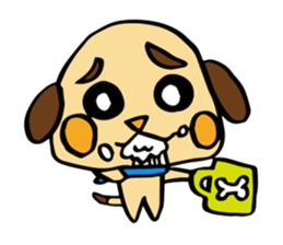 Every day a dog. sticker #1045462