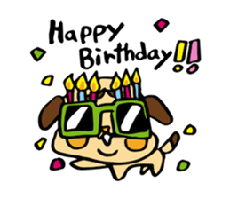 Every day a dog. sticker #1045479