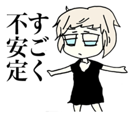 Melancholy Girl sticker #1045764