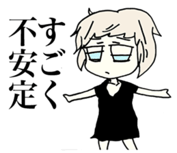 Melancholy Girl sticker #1045764