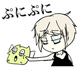 Melancholy Girl sticker #1045770