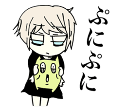 Melancholy Girl sticker #1045771