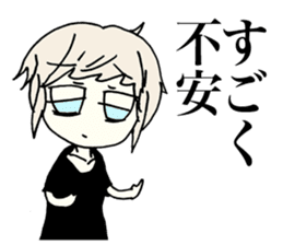 Melancholy Girl sticker #1045779