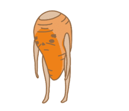 Vegetables gentleman sticker #1046340