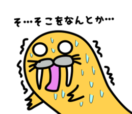 walrus late(It's not a seal & sea lion) sticker #1046476