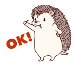 "TAWASHI" the tiny hedgehog sticker #1046972