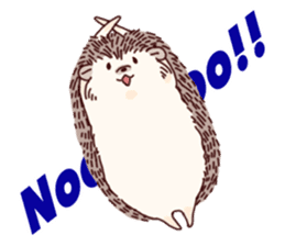 "TAWASHI" the tiny hedgehog sticker #1046973