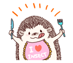 "TAWASHI" the tiny hedgehog sticker #1046974