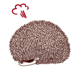 "TAWASHI" the tiny hedgehog sticker #1046975