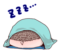 "TAWASHI" the tiny hedgehog sticker #1046977
