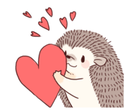 "TAWASHI" the tiny hedgehog sticker #1046978