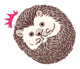 "TAWASHI" the tiny hedgehog sticker #1046982