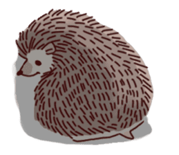 "TAWASHI" the tiny hedgehog sticker #1046989