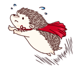 "TAWASHI" the tiny hedgehog sticker #1046990