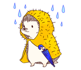 "TAWASHI" the tiny hedgehog sticker #1046993
