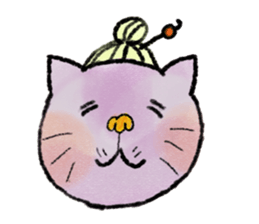 cat sticker "cat town " sticker #1047089