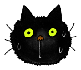 cat sticker "cat town " sticker #1047105