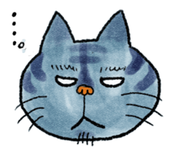 cat sticker "cat town " sticker #1047110