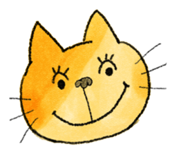 cat sticker "cat town " sticker #1047114