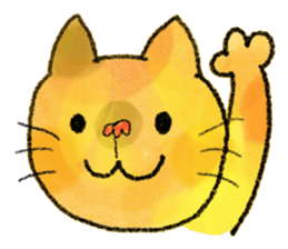 cat sticker "cat town " sticker #1047115