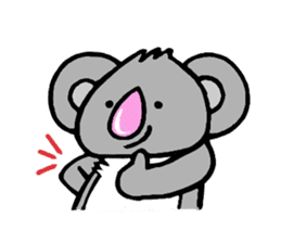 Kouchan the Pink-nosed Koala (second) sticker #1047522