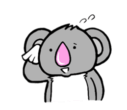 Kouchan the Pink-nosed Koala (second) sticker #1047535