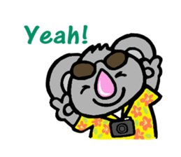 Kouchan the Pink-nosed Koala (second) sticker #1047537