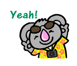 Kouchan the Pink-nosed Koala (second) sticker #1047537