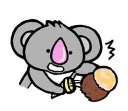 Kouchan the Pink-nosed Koala (second) sticker #1047539