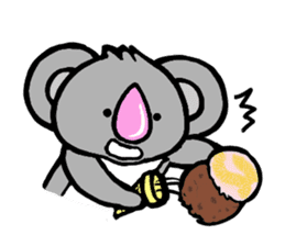 Kouchan the Pink-nosed Koala (second) sticker #1047539