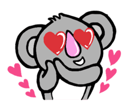 Kouchan the Pink-nosed Koala (second) sticker #1047540