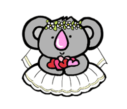 Kouchan the Pink-nosed Koala (second) sticker #1047541