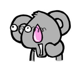 Kouchan the Pink-nosed Koala (second) sticker #1047553