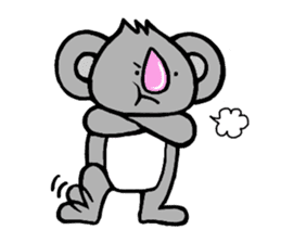 Kouchan the Pink-nosed Koala (second) sticker #1047554