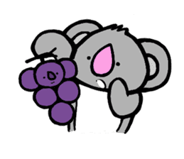 Kouchan the Pink-nosed Koala (second) sticker #1047556