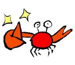 Crab Grazie sticker #1048322