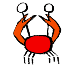 Crab Grazie sticker #1048340
