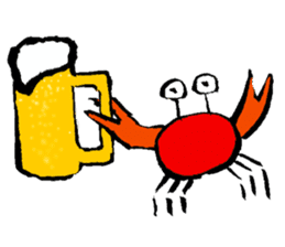 Crab Grazie sticker #1048342