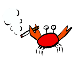 Crab Grazie sticker #1048344