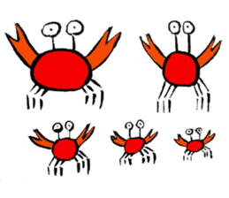 Crab Grazie sticker #1048348