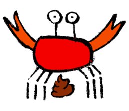 Crab Grazie sticker #1048349