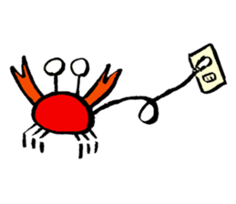 Crab Grazie sticker #1048353
