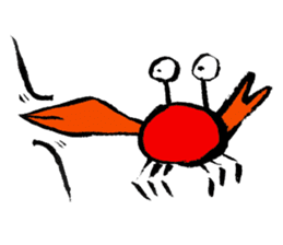 Crab Grazie sticker #1048355