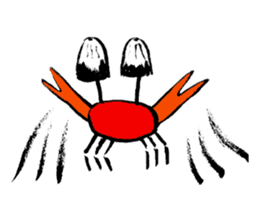 Crab Grazie sticker #1048356