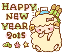 Happy new year 2015 sticker #1048367