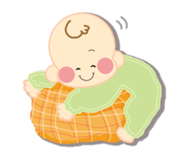 A newborn infant baby's life sticker #1048645