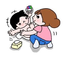 Smiley Baby Nico sticker #1048714