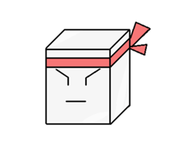 expressive Sticker (a square thing) sticker #1048929